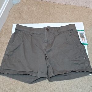 Boston Traders Brown Women's Cargo Shorts - Size 12